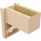 Ekena Millwork 7 1/2-in W x 12-in D x 12-in H Funston Block Rough Cedar Woodgrain TimberThane Outlooker, Primed Tan OUTUR075X12X12FST44RCPR - alternate 3